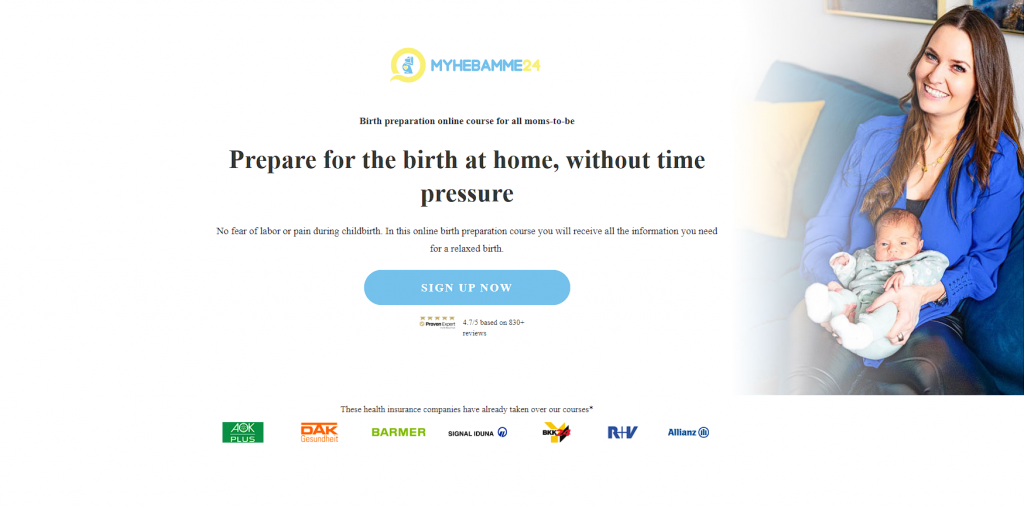 Geburtsvorbereitungskurs von Myhebamme24 Erfahrungen
