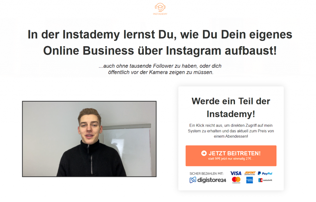 Instademy Erfahrungen