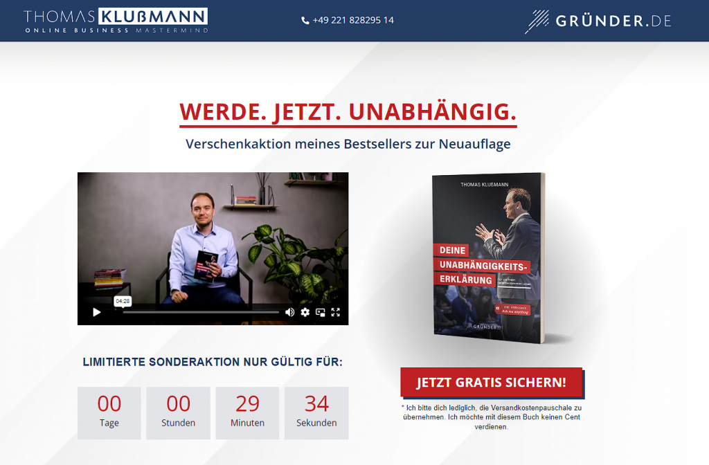 Deine Unabhängigkeitserklärung Erfahrungen