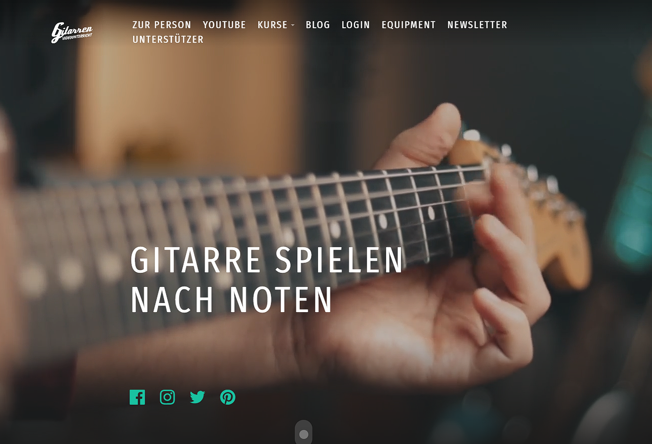 Gitarre spielen nach Noten Erfahrungen