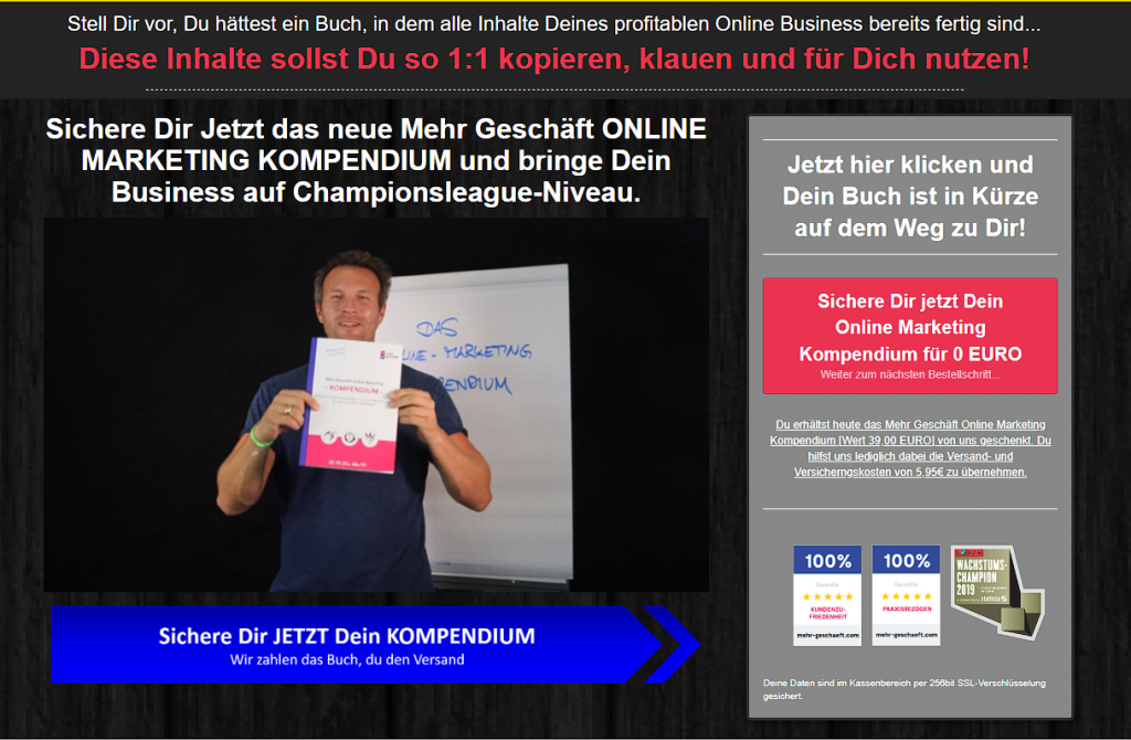 Mehr Geschäft Online Marketing Kompendium Erfahrungen