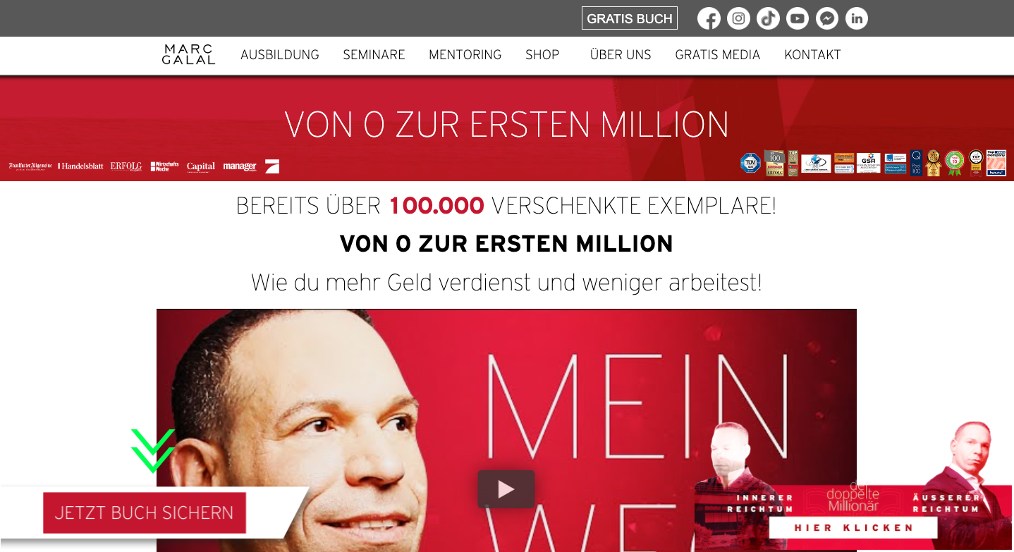 Von 0 zur ersten Million Erfahrungen