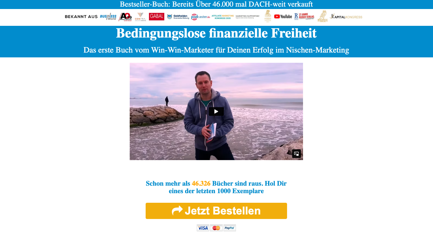 Bedingungslose Finanzielle Freiheit Erfahrungen