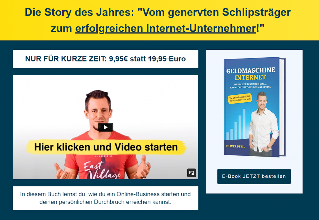 Geld Maschine Internet Erfahrungen