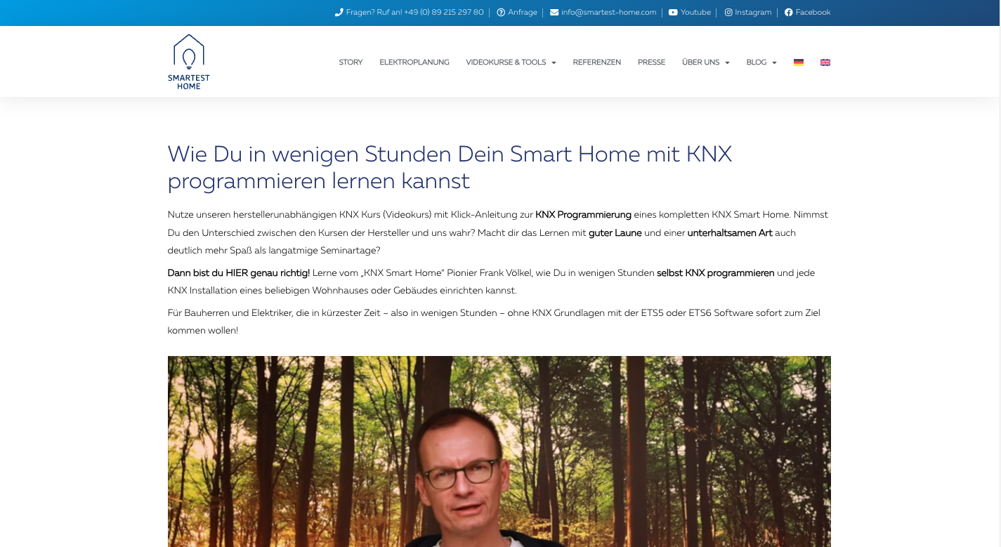 In 8h zum KNX Smart Home Erfahrungen