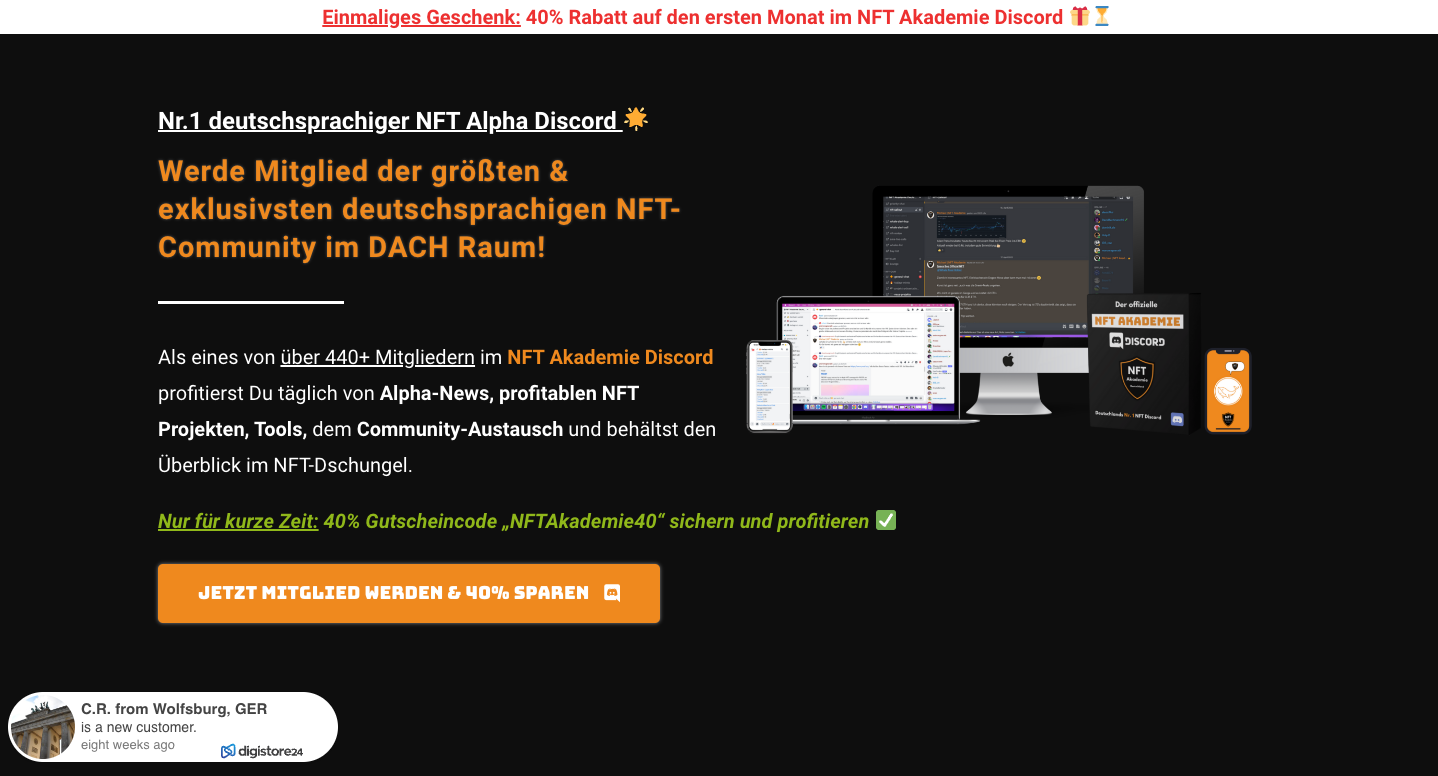 NFT Akademie Discord Erfahrungen