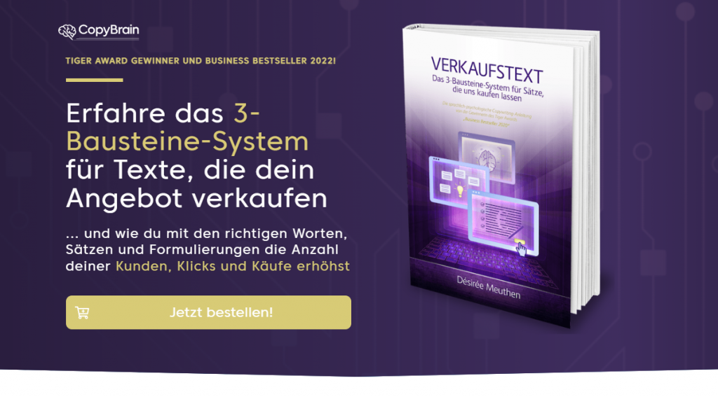 Verkaufstext - Das Buch Erfahrungen