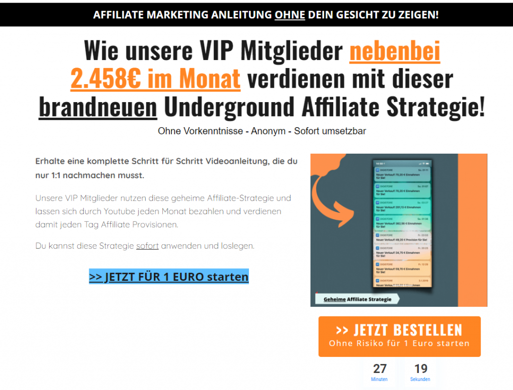 Youtube Shorts Affiliate Strategie Erfahrungen