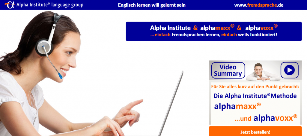 Alpha Institute Language Group: Alphamaxx Englisch Erfahrungen