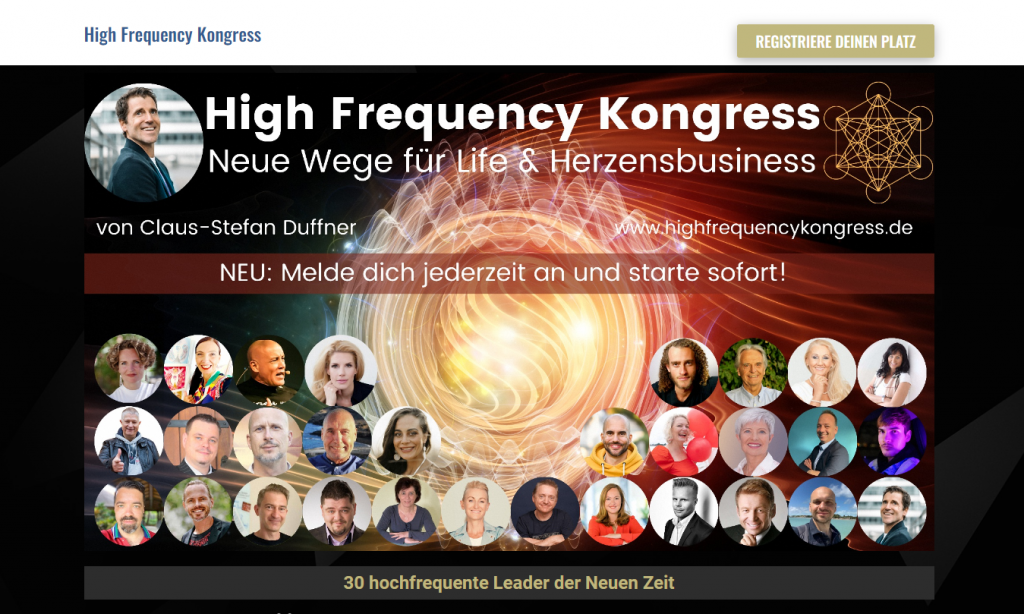 High Frequency Kongress Erfahrungen