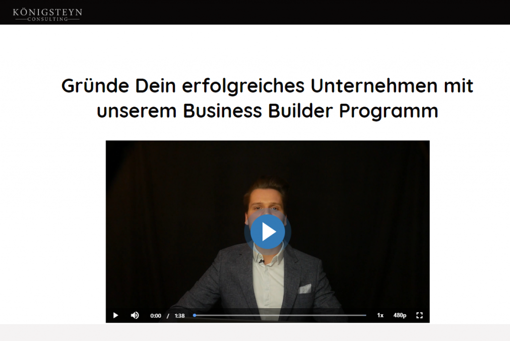 Königsteyn Consulting - Business Builder Coaching Erfahrungen