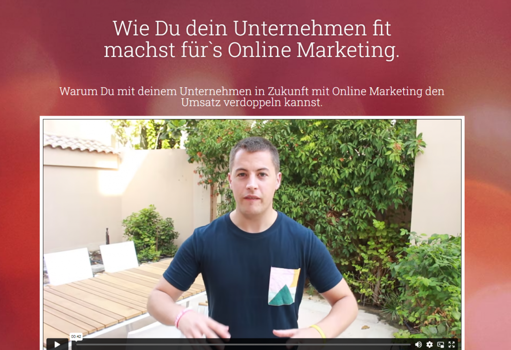 Online Marketing Strategien für Unternehmer - Video Kurs Erfahrungen