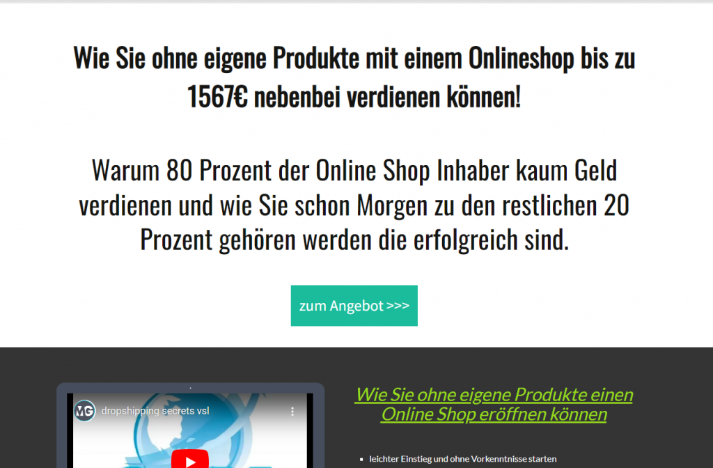 Power Dropshipping Business - Video Kurs Erfahrungen