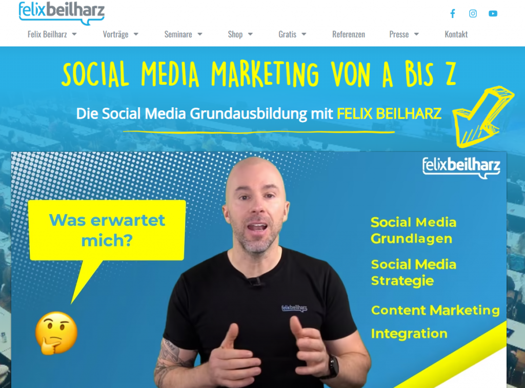 Social Media Marketing von A bis Z von Felix Beilharz Erfahrungen