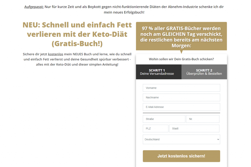 Keto Kickstart Buch Erfahrungen
