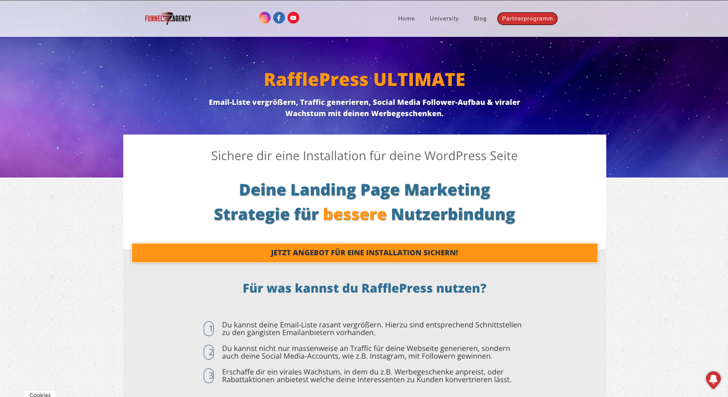 RufflePress Ultimate Plugin Erfahrugnen