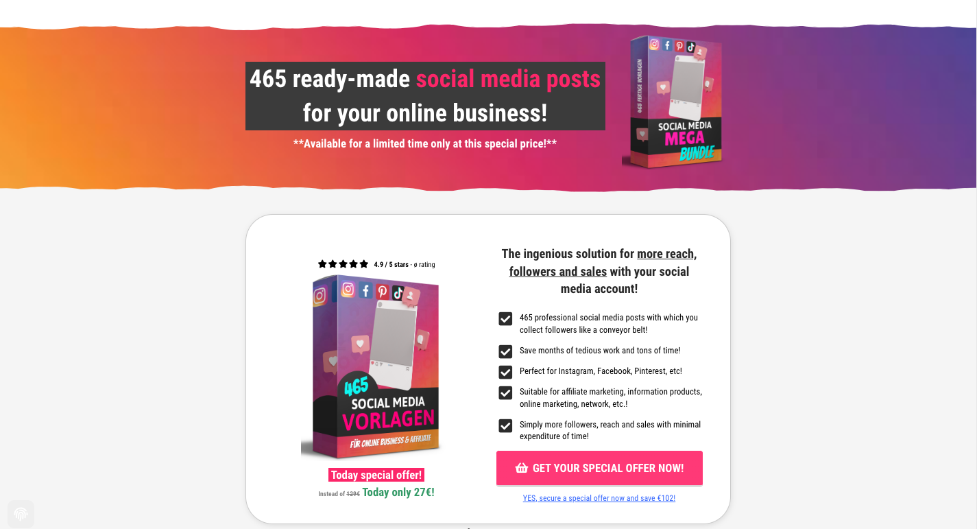 Social Media MEGA Bundle von Cyril Obeng Erfahrugnen Cover Picture