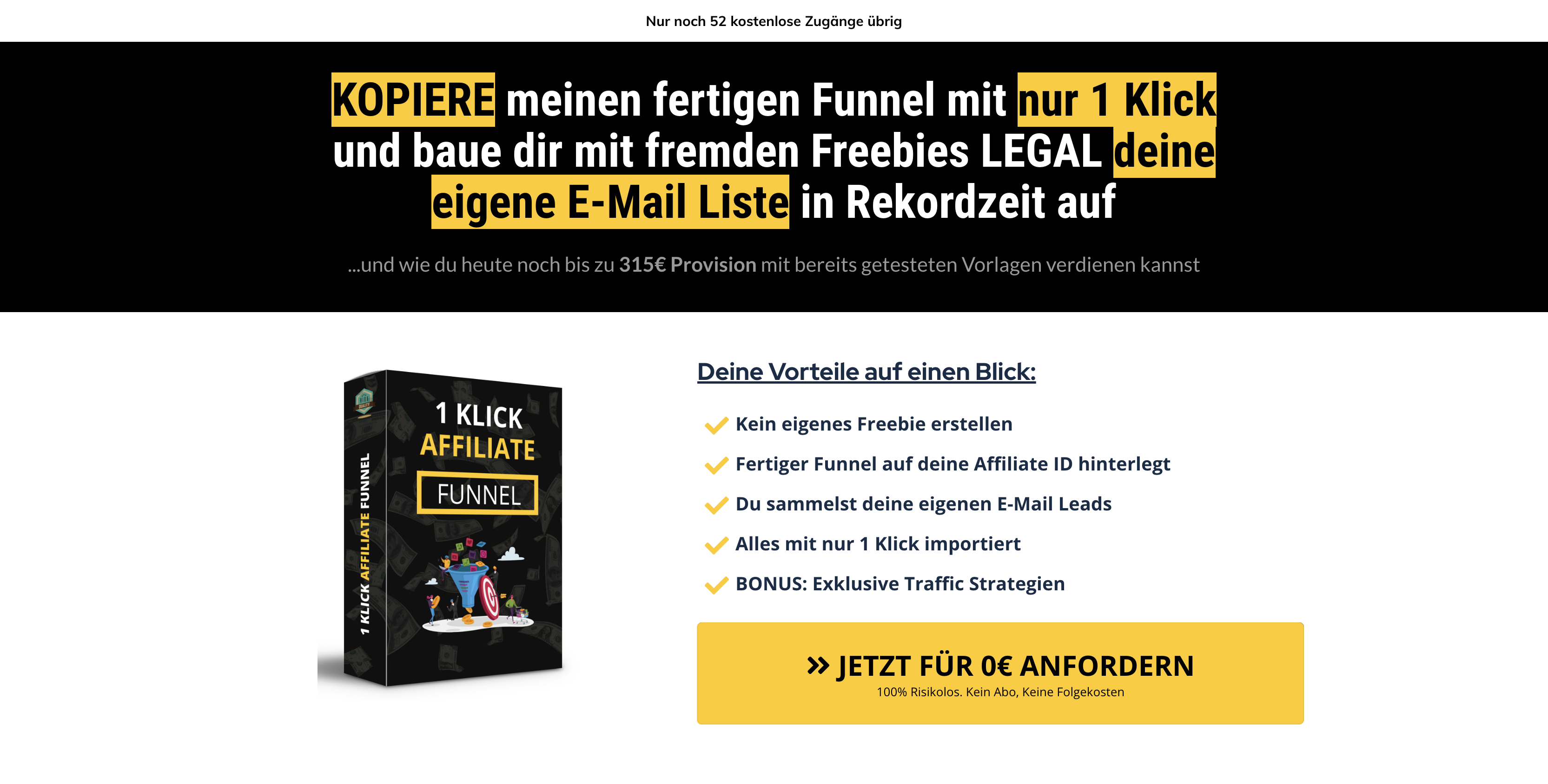 1 Klick Affiliate Funnel Erfahrugnen Cover Picture