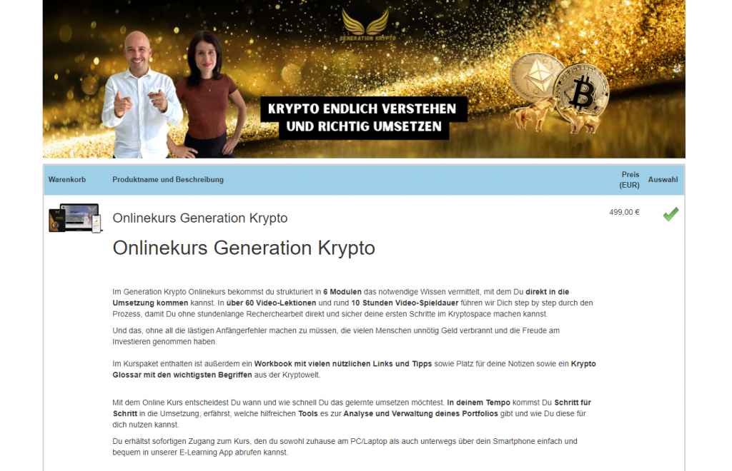 Generation Krypto Erfahrungen