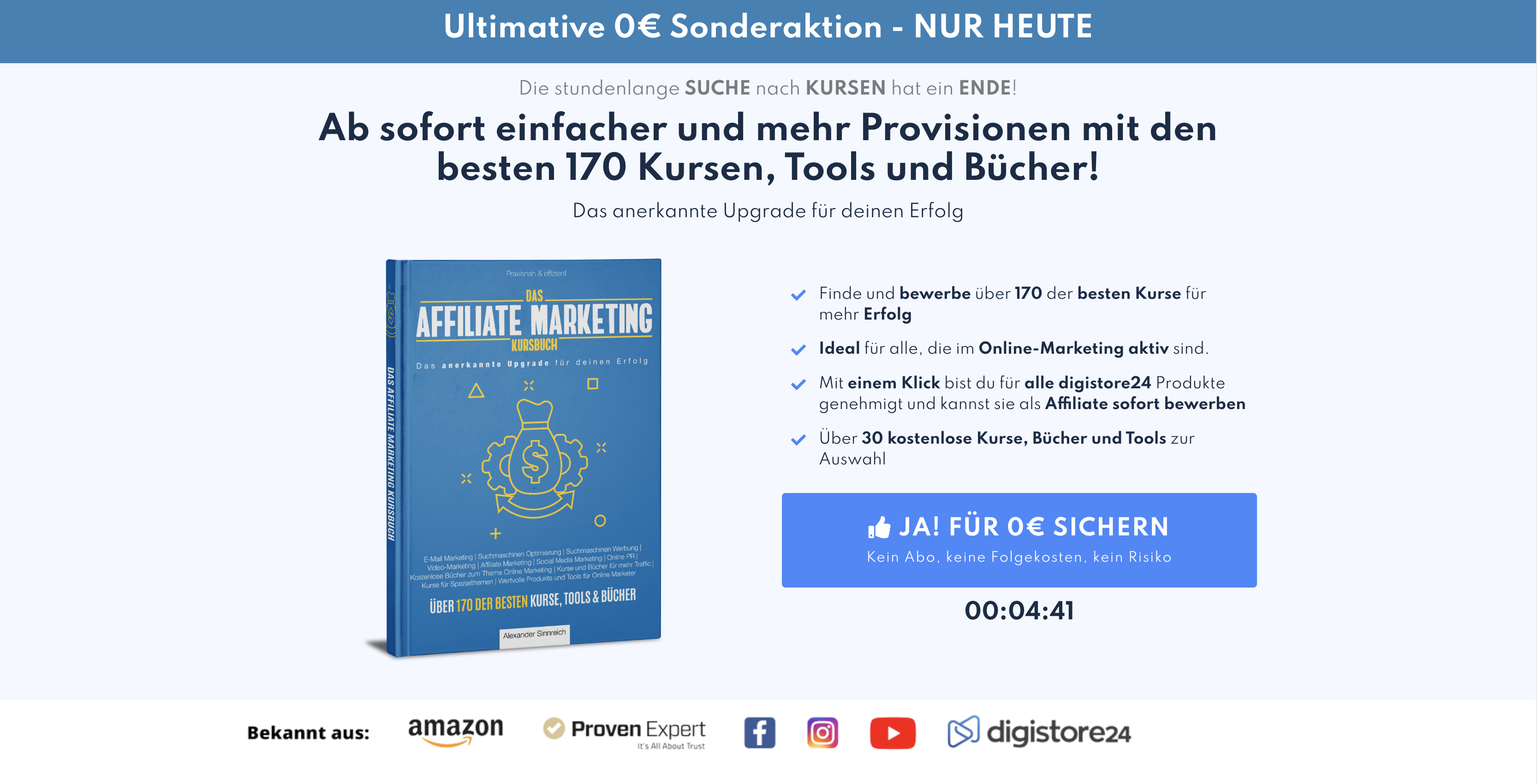 Das Affiliate Marketing Kursbuch Erfahrugnen Cover Picture