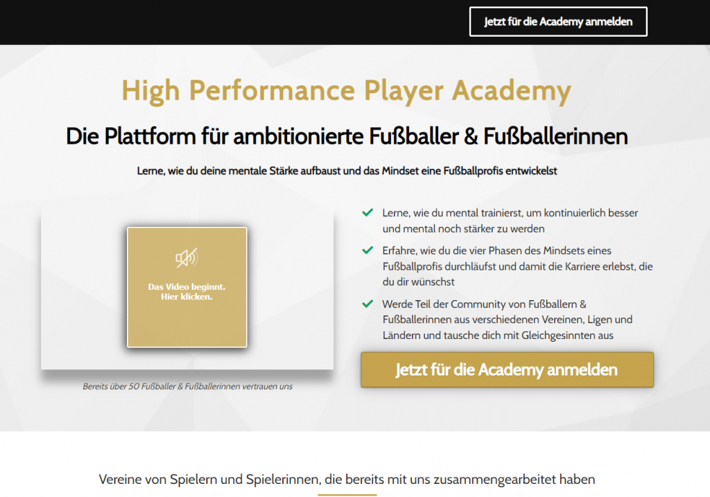 High Performance Player Academy Erfahrungen