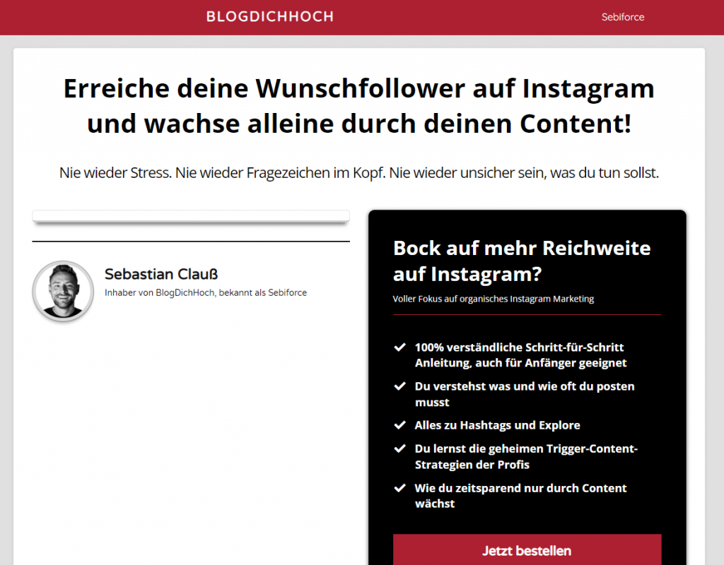 Instagram Reichweiten Masterclass Erfahrungen