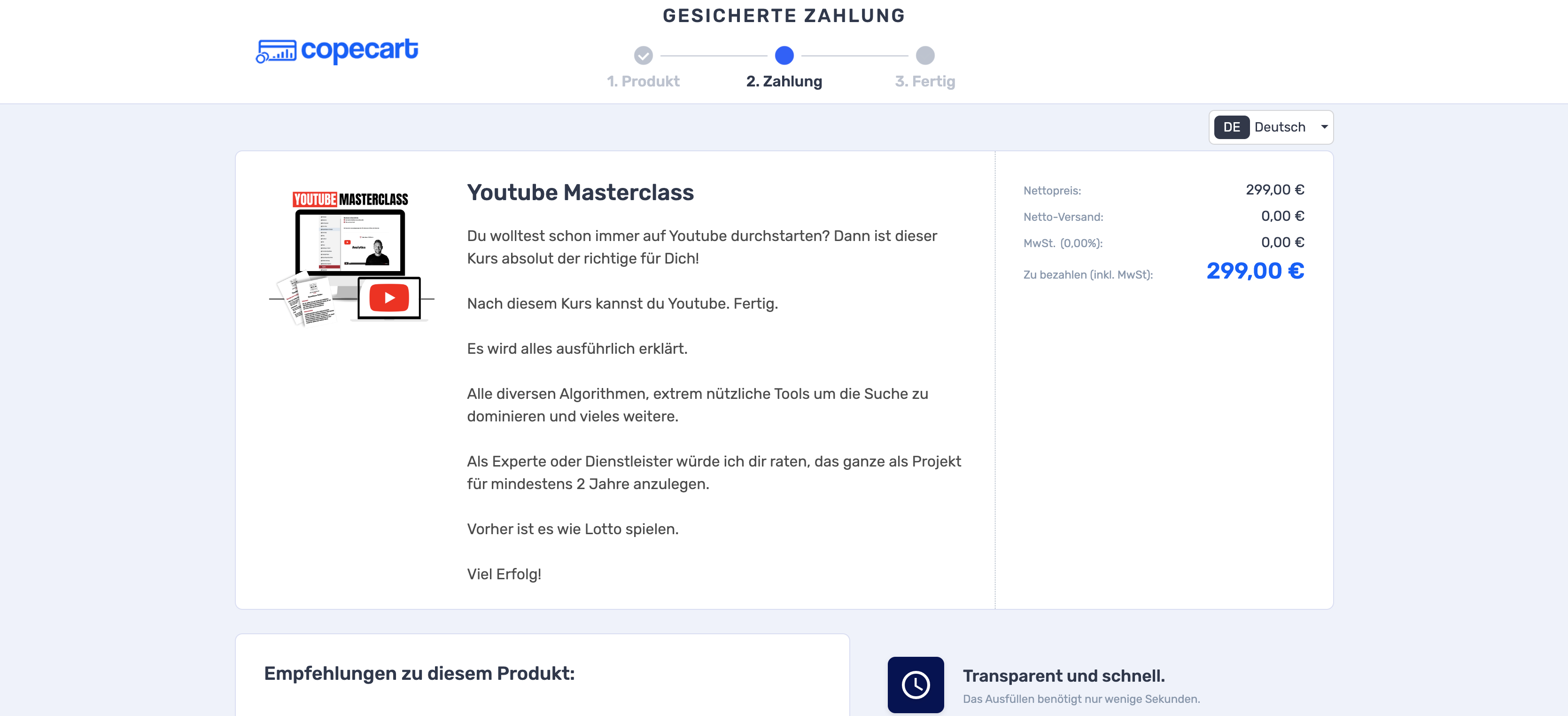 Youtube Master Class Erfahrugnen Cover Picture