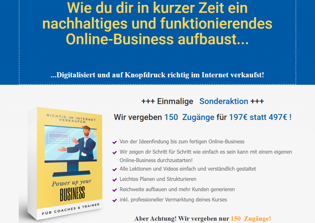 Power up your Business Erfahrungen