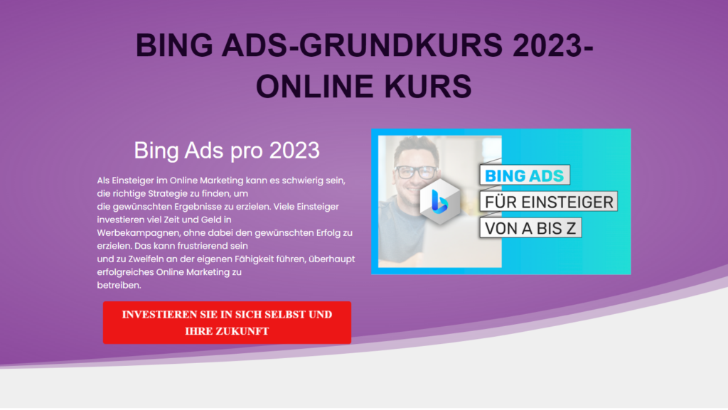 Bing Ads Pro 2023 Erfahrungen