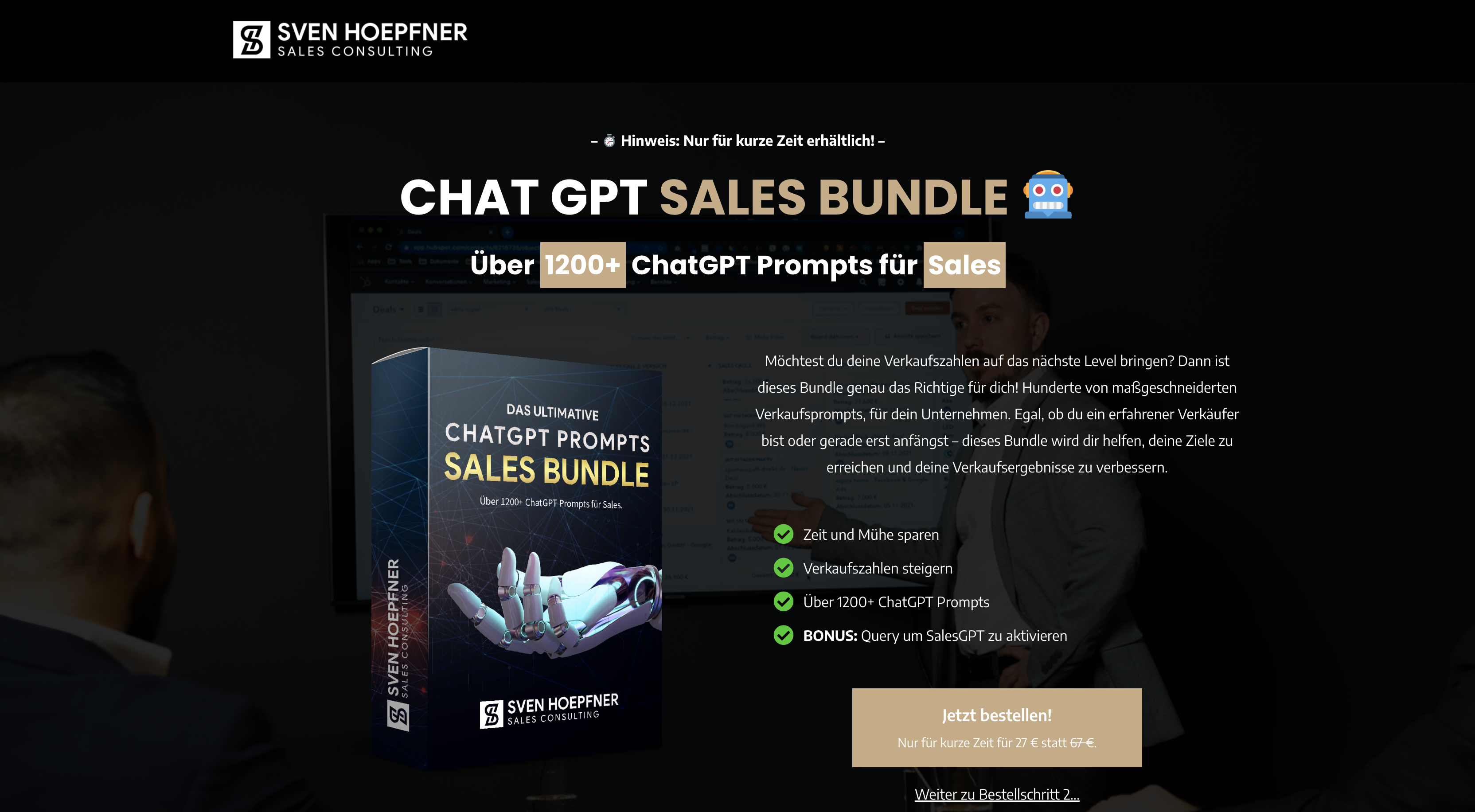 ChatGPT Prompts Sales Bundle Erfahrugnen Cover picture
