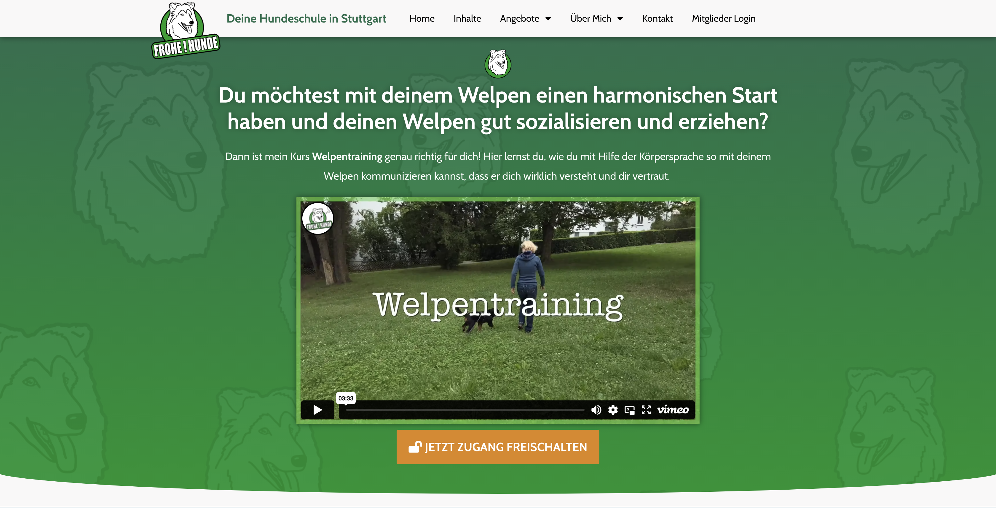 Welpentraining von Frohehunde.de Erfahrugnen