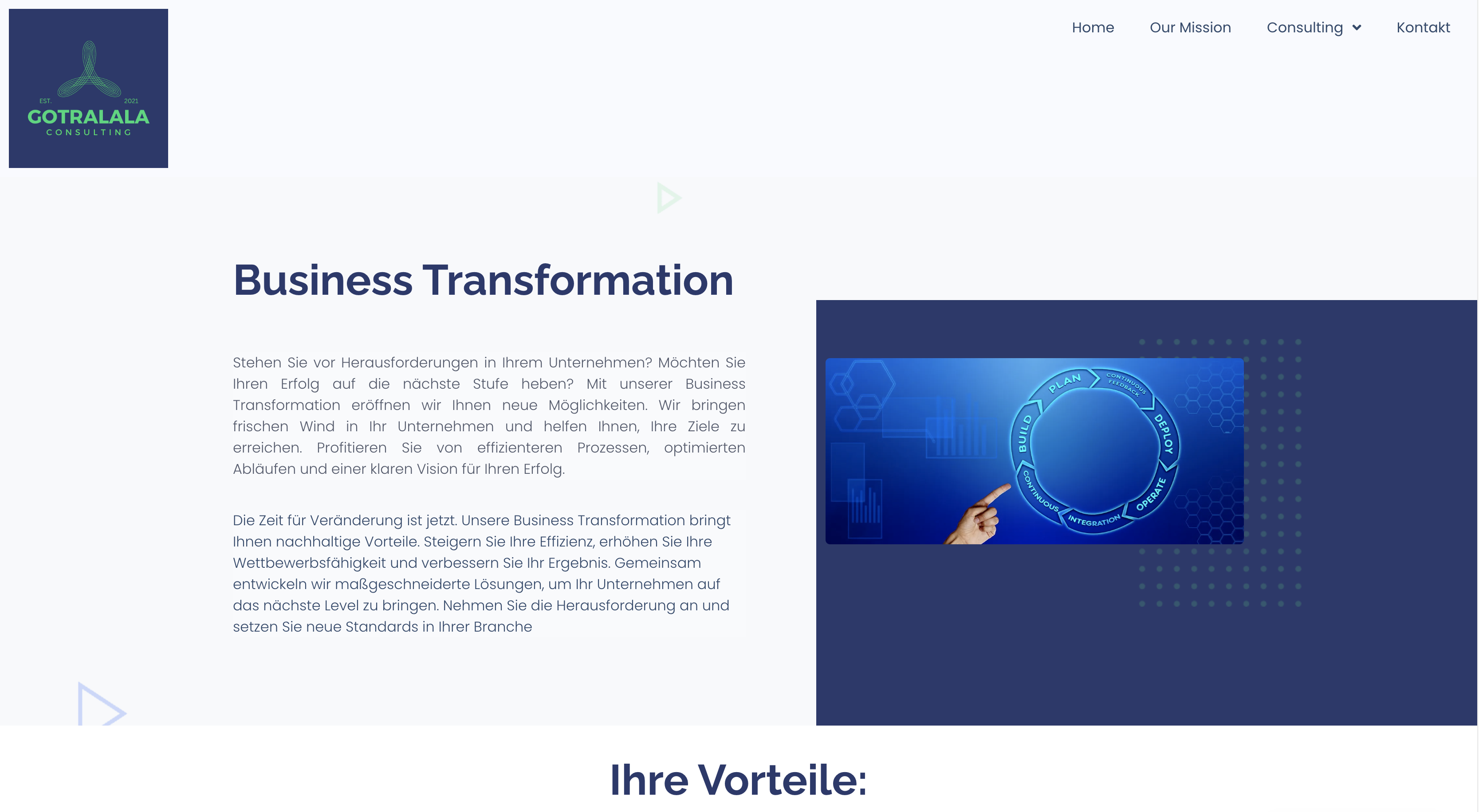 Gotralala Consulting- Business Transformation Erfahrugnen Cover picture