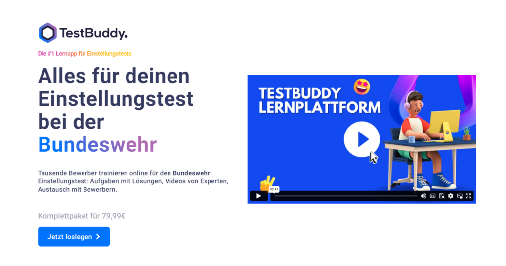 Testbuddy Bundeswehr Einstellungstest Erfahrungen