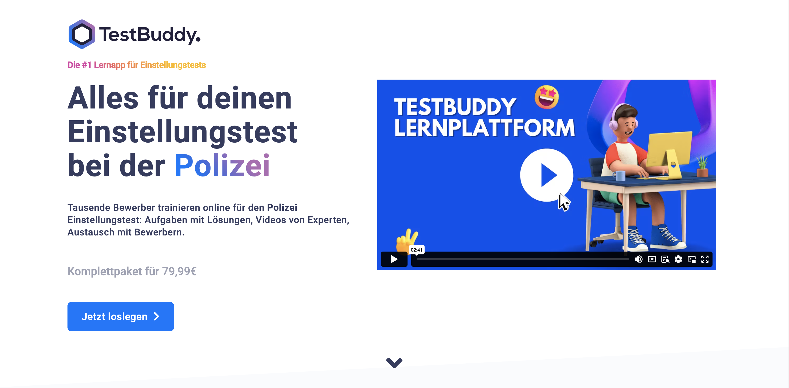 Testbuddy - Polizei Einstellungstest Erfahrugnen