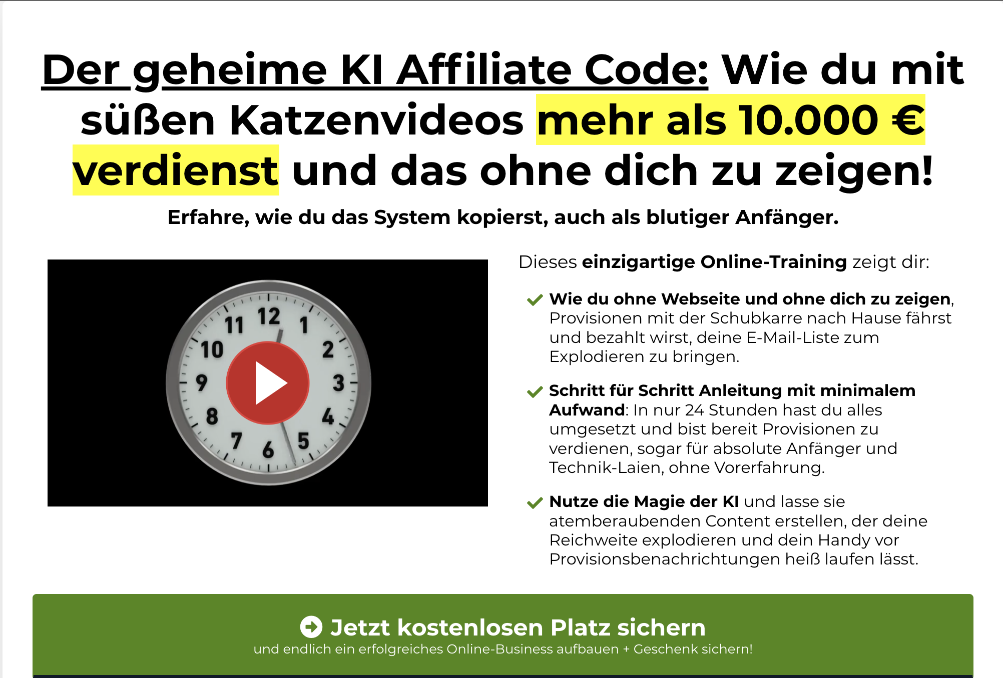 KI Affiliate Code von Eugen Grinschuk Erfahrungen