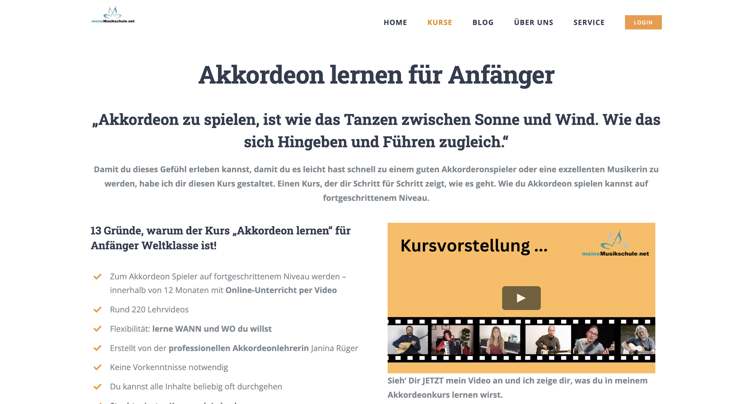 Akkordeon lernen mit Janina Rüger Erfahrungen
