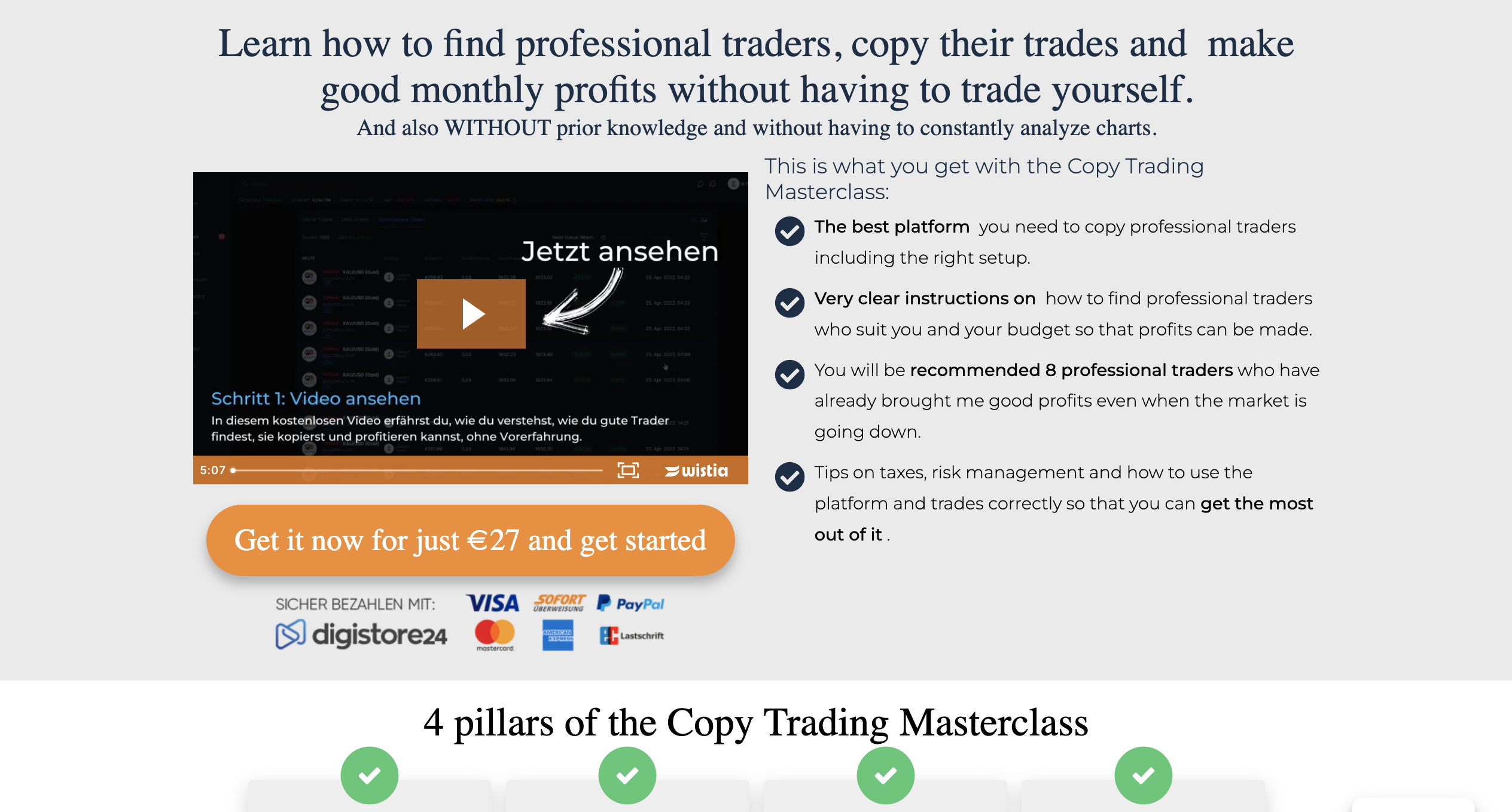 Copy Trading Masterclass von Eugen Grinschuk Erfahrungen