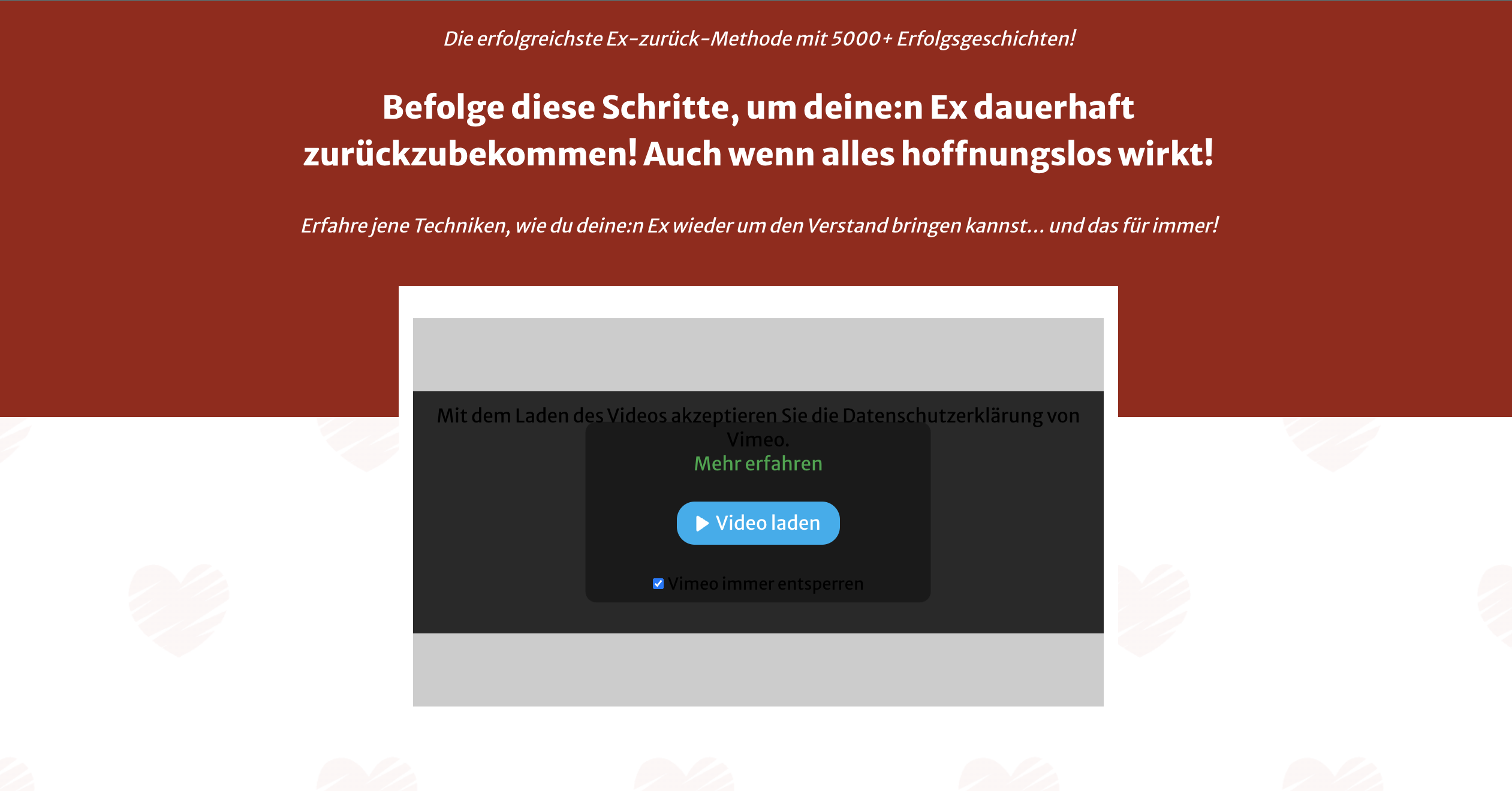 Ex jetzt zurückgewinnen 3.0 Erfahrungen