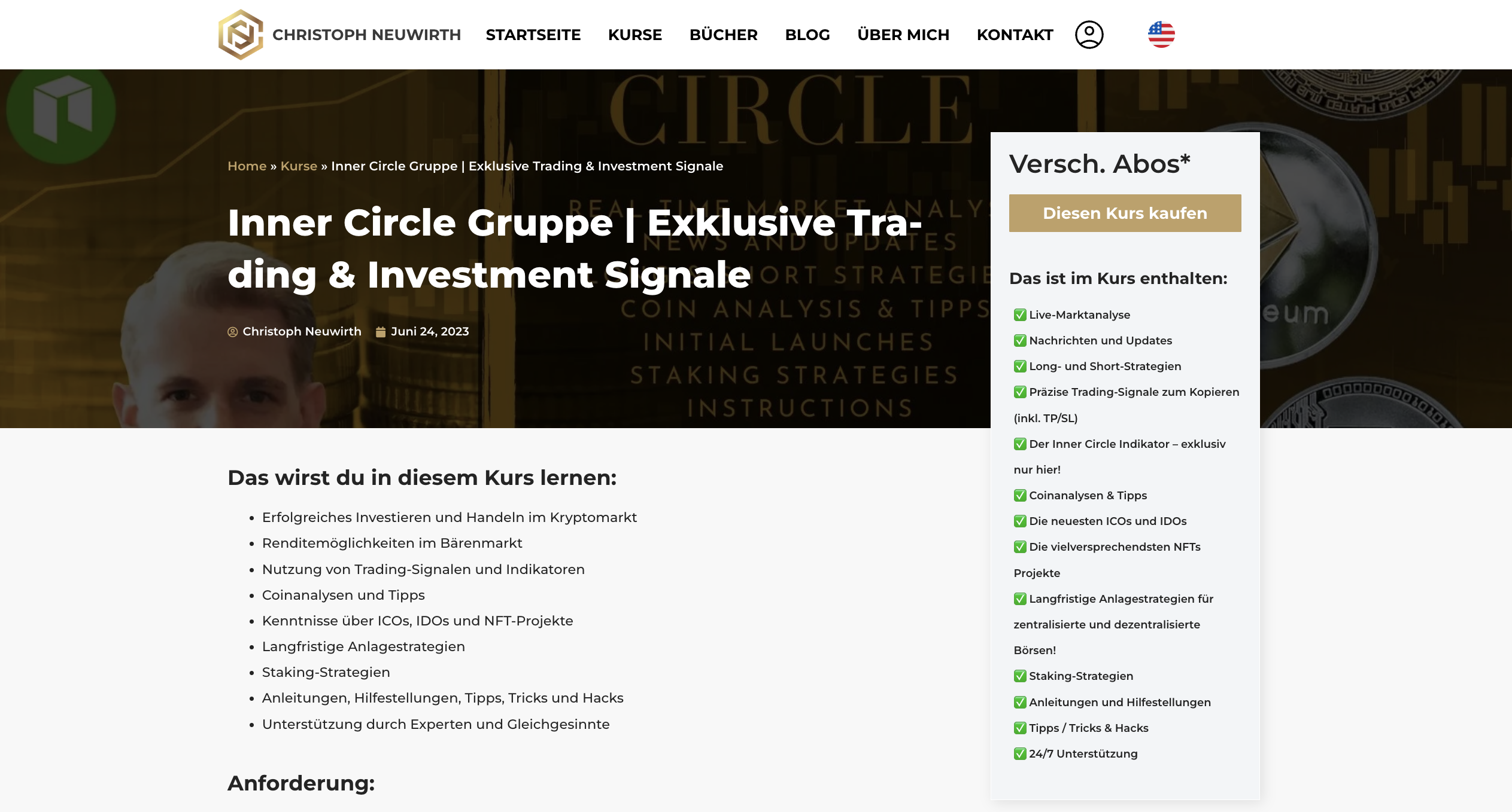 Inner Circle Gruppe von Cristoph Neuwirth Erfahrungen
