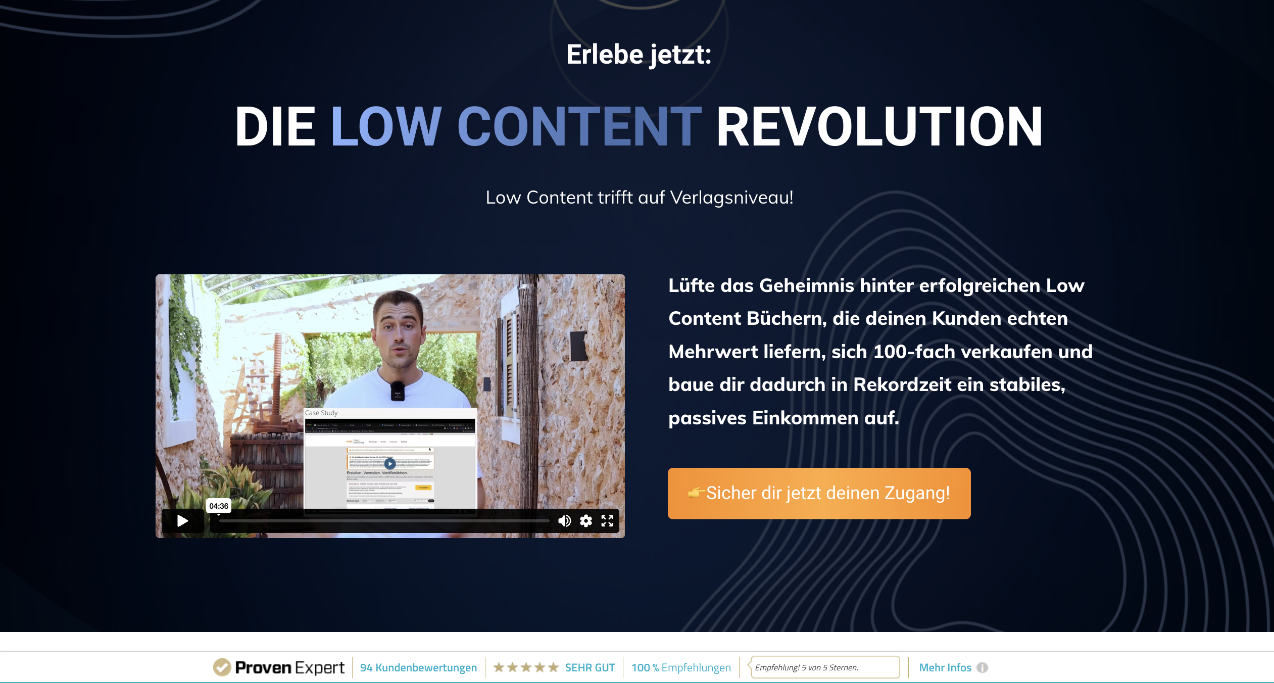 Low Content Revolution Erfahrungen