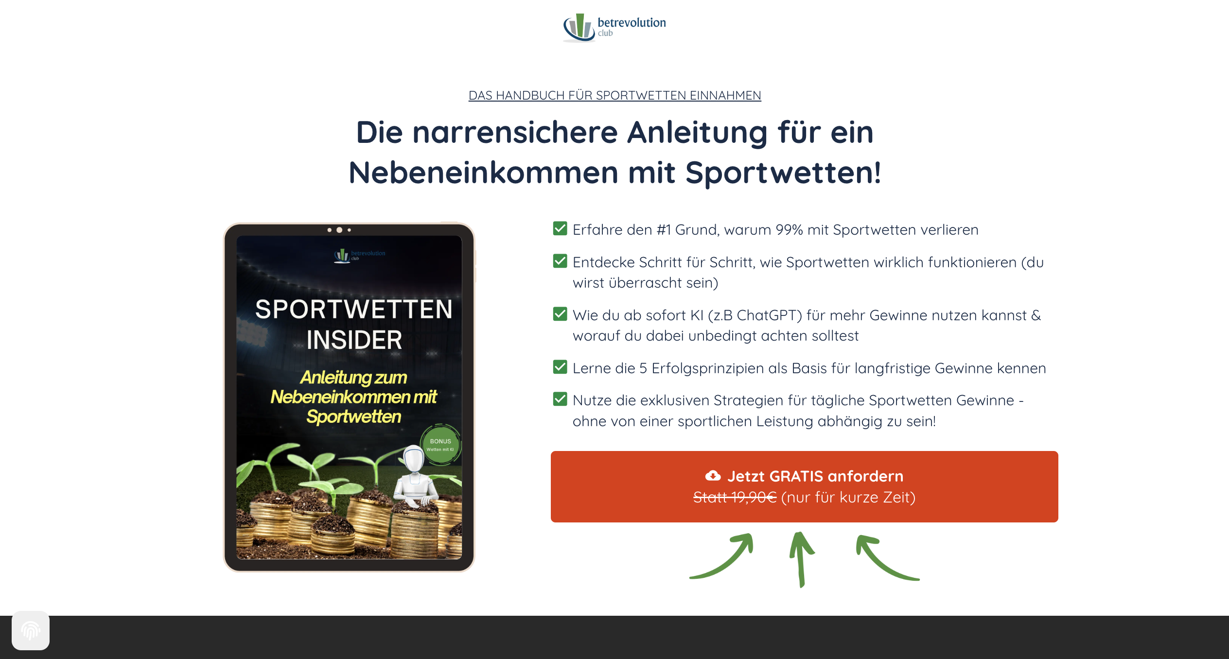 Sportwetten Insider von Betrevolution Club Erfahrungen