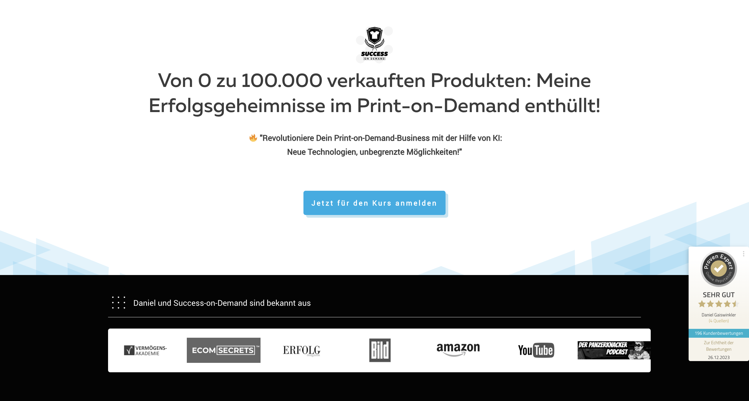 Success on Demand von Daniel Gaiswinkler Erfahrungen