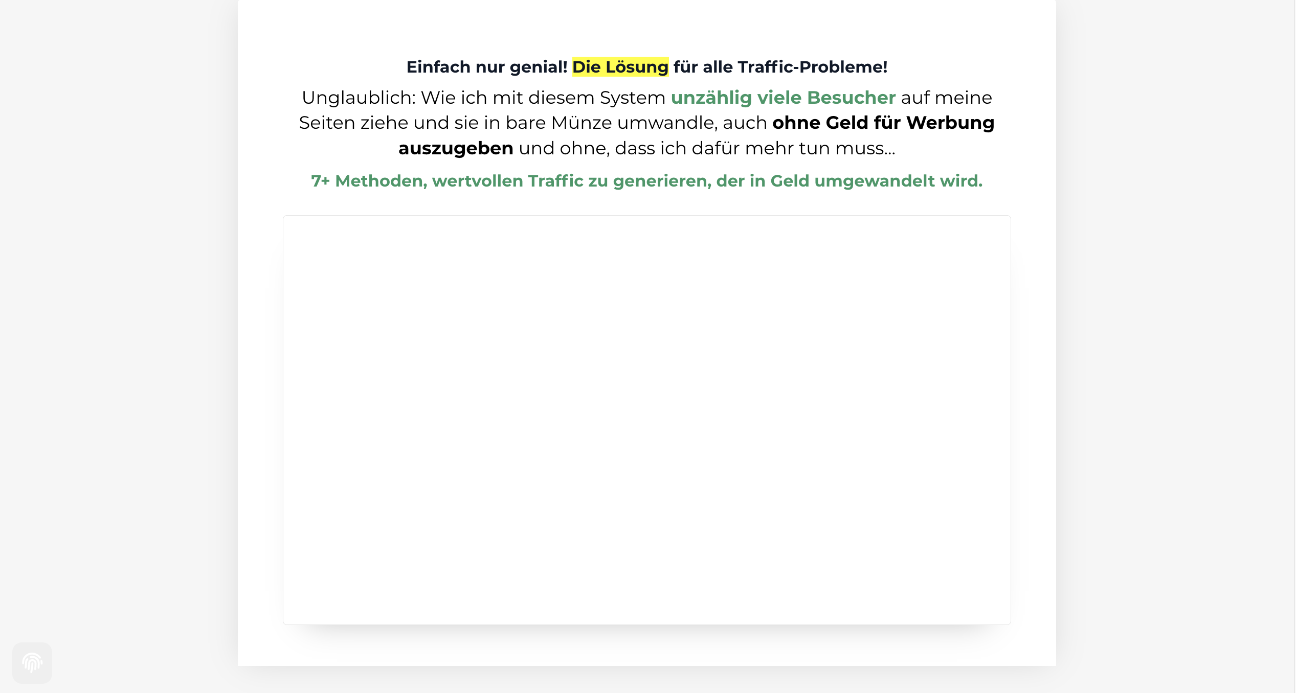 
Traffic Booster von Eugen Grinschuk Erfahrungen