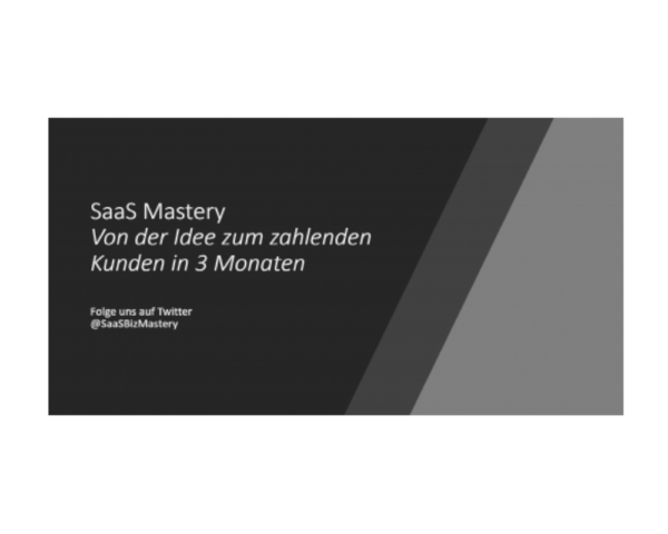 SaaS Mastery Erfahrungen