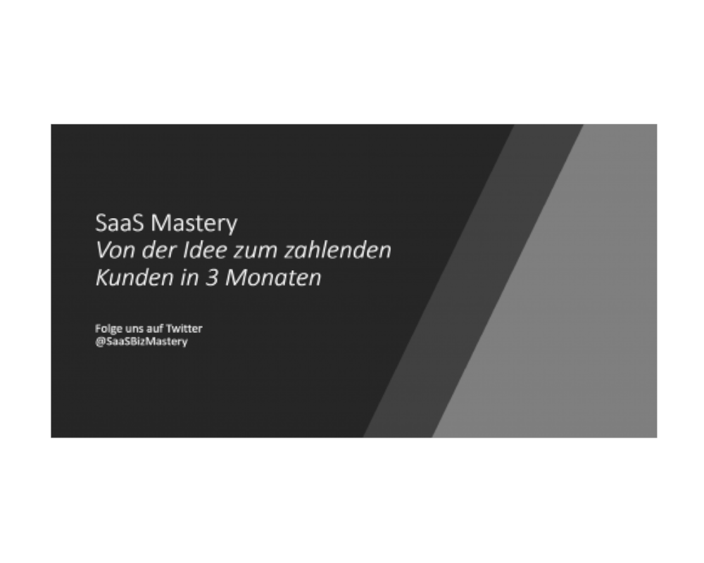 SaaS Mastery