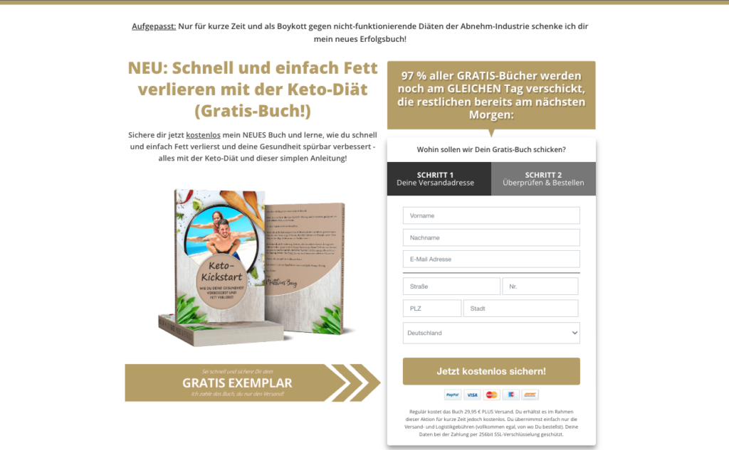 ᐅ Keto Kickstart Buch Erfahrungen 🥇 2024
