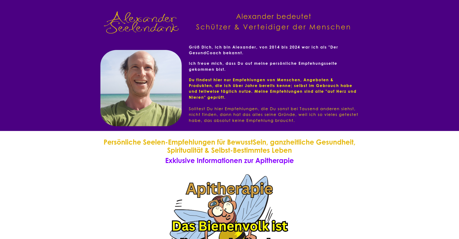 Apitherapie von Alexander Seelendank
