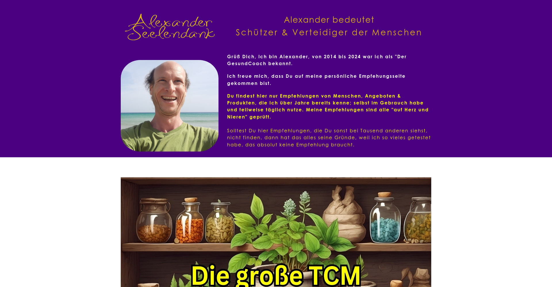 Die große TCM Wissens-Box von Alexander Seelendank