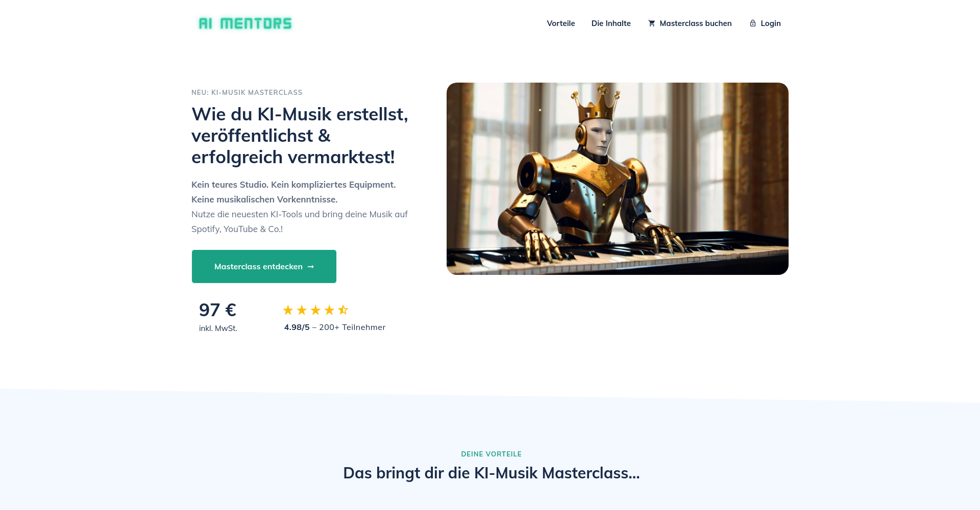 KI-Musik Masterclass von AI-Mentors
